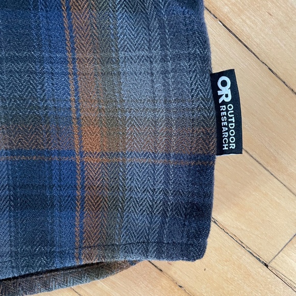Outdoor Research Men's Feedback Flannel Utility Shirt Plaid Streetwear Gorpcore - Picture 3 of 9